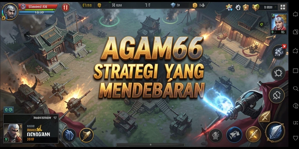 Tampilan antarmuka taktis dan dinamis dari AGAM66 yang menarik.