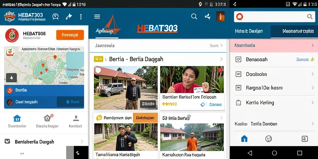 Tampilan antarmuka HEBAT303 untuk berita daerah yang menarik dan informatif.
