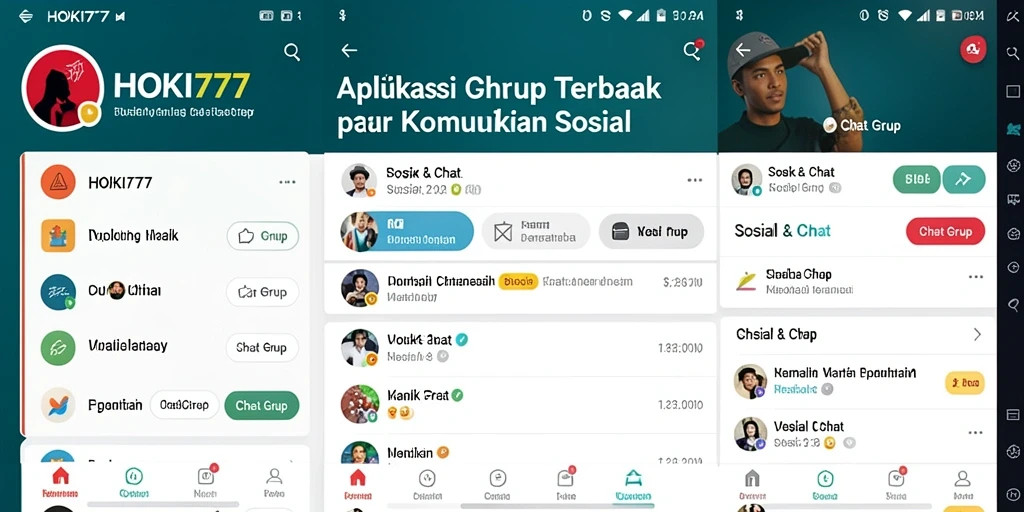 Antarmuka HOKI777 menampilkan berbagai fitur Chat Grup yang menarik.
