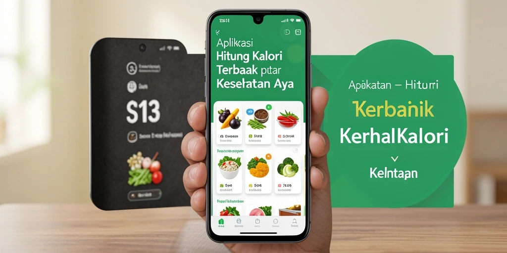 Tampilan antarmuka S13 yang menarik saat menghitung kalori.