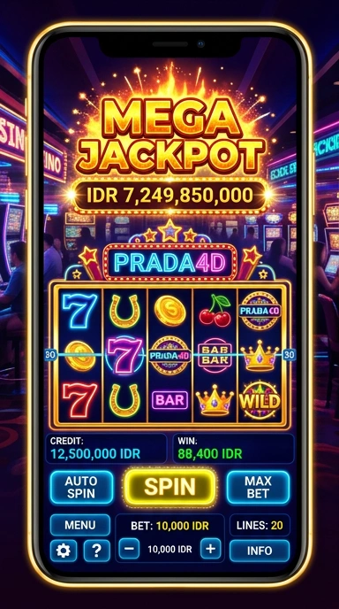 prada4d tampilan beranda